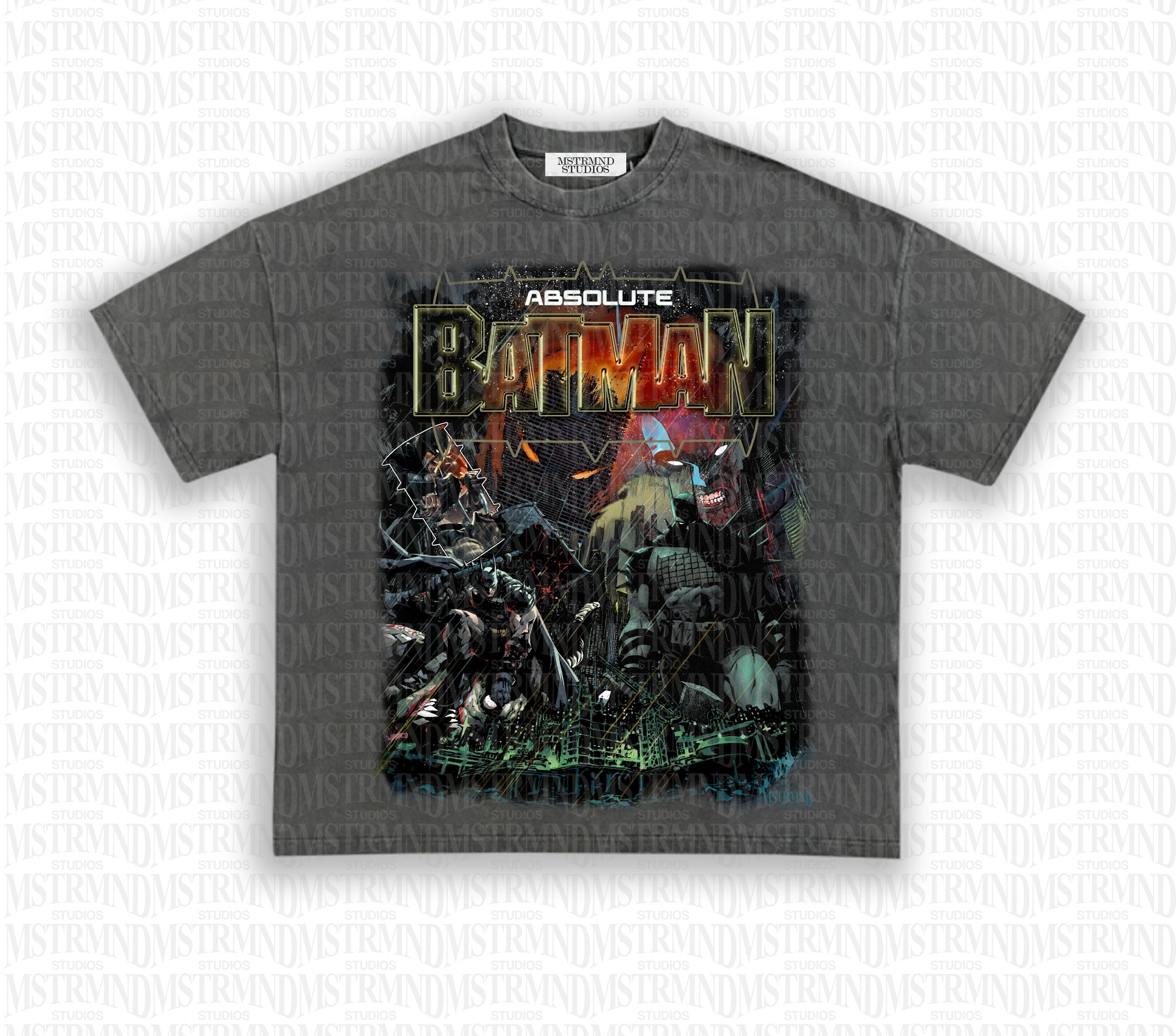 Batman Vintage Tee - Luxury Heavyweight Cotton | Distressed Look